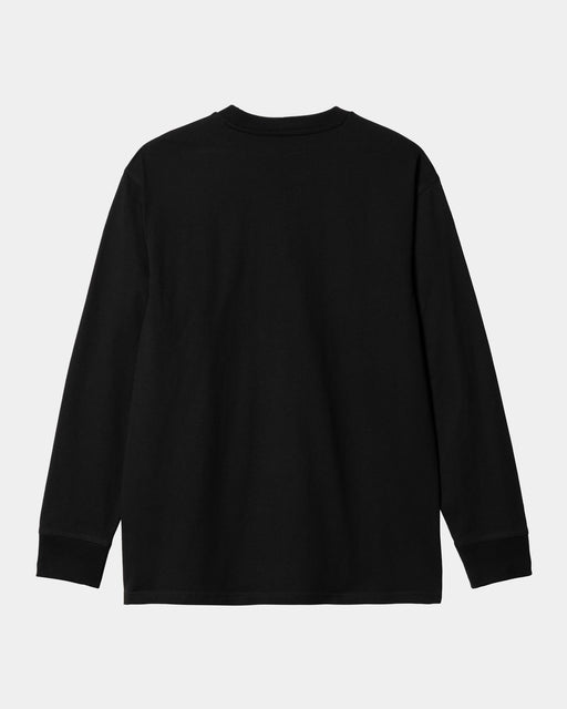 Carhartt Work In Progress Carhartt WIP American Script Long Sleeve T-Shirt | Black