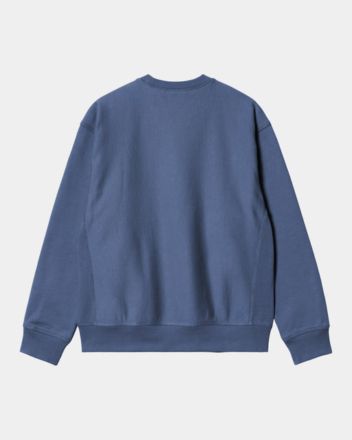 Carhartt Work In Progress Carhartt WIP American Script Sweatshirt | Blue Iris