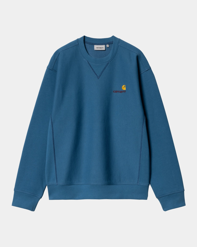 carhartt work in progress Carhartt WIP American Script Sweatshirt | Sodalite
