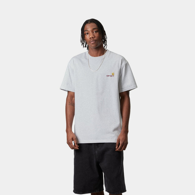 Carhartt Work In Progress Carhartt WIP American Script T-Shirt | Ash Heather