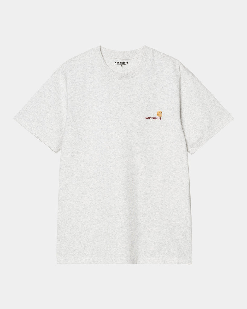 carhartt work in progress Carhartt WIP American Script T-Shirt | Ash Heather