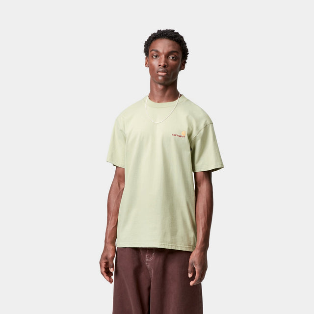 Carhartt Work In Progress Carhartt WIP American Script T-Shirt | Pale Olive