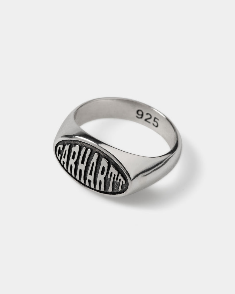 carhartt work in progress Carhartt WIP Big Time Ring | Silver