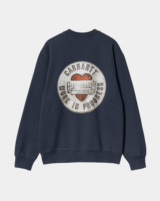 Carhartt Work In Progress Carhartt WIP Button Sweatshirt | Blue