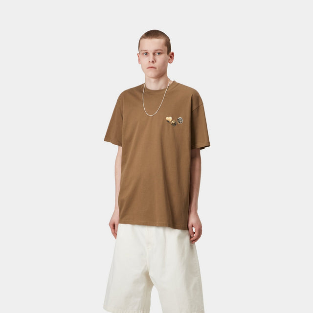 Carhartt Work In Progress Carhartt WIP Button T-Shirt | Hamilton Brown
