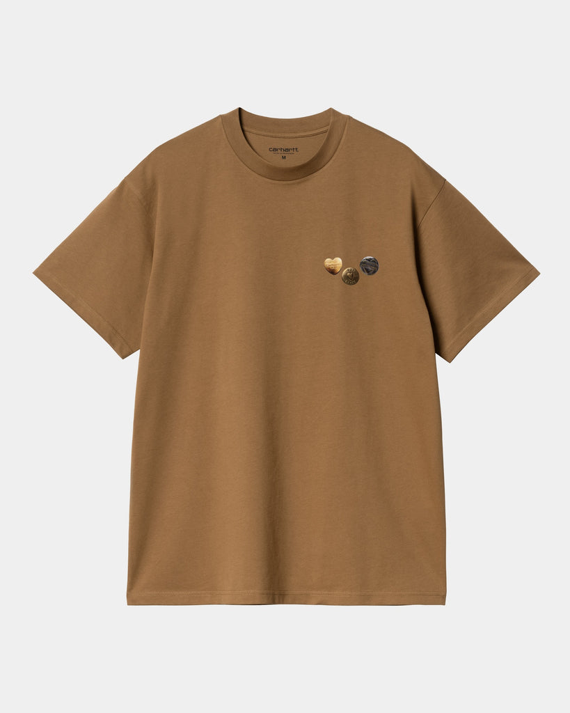 carhartt work in progress Carhartt WIP Button T-Shirt | Hamilton Brown