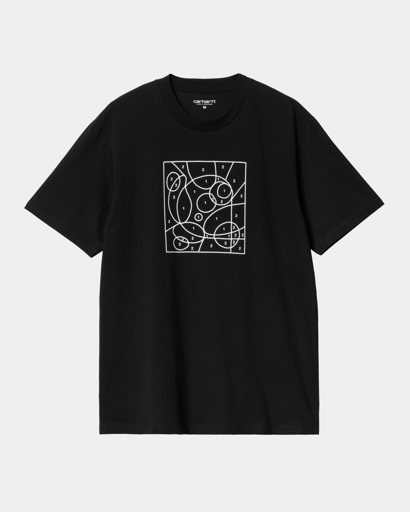 carhartt work in progress Carhartt WIP By The Numbers T-Shirt | Black / White