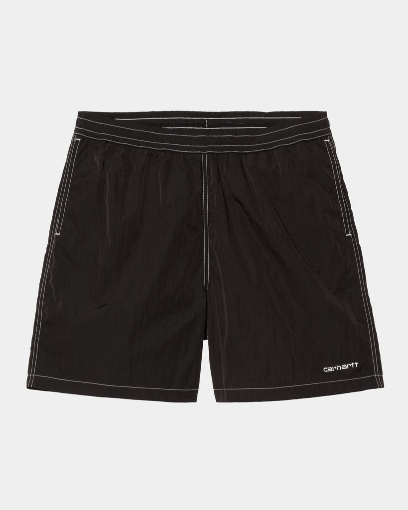 carhartt work in progress Carhartt WIP Canby Swim Trunks | Black / White