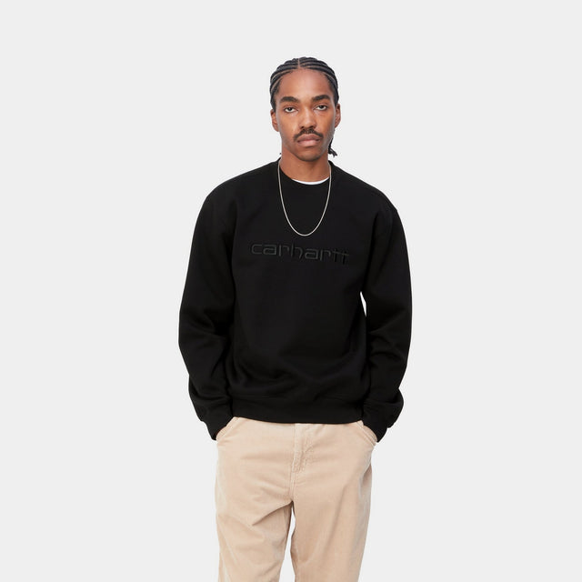 Carhartt Work In Progress Carhartt WIP Carhartt Sweatshirt | Black / Black