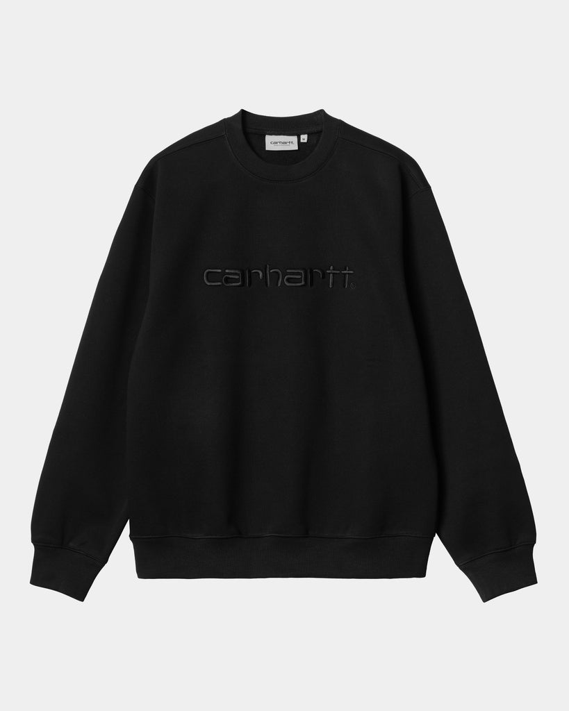 carhartt work in progress Carhartt WIP Carhartt Sweatshirt | Black / Black