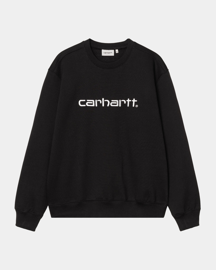 carhartt work in progress Carhartt WIP Carhartt Sweatshirt | Black / White