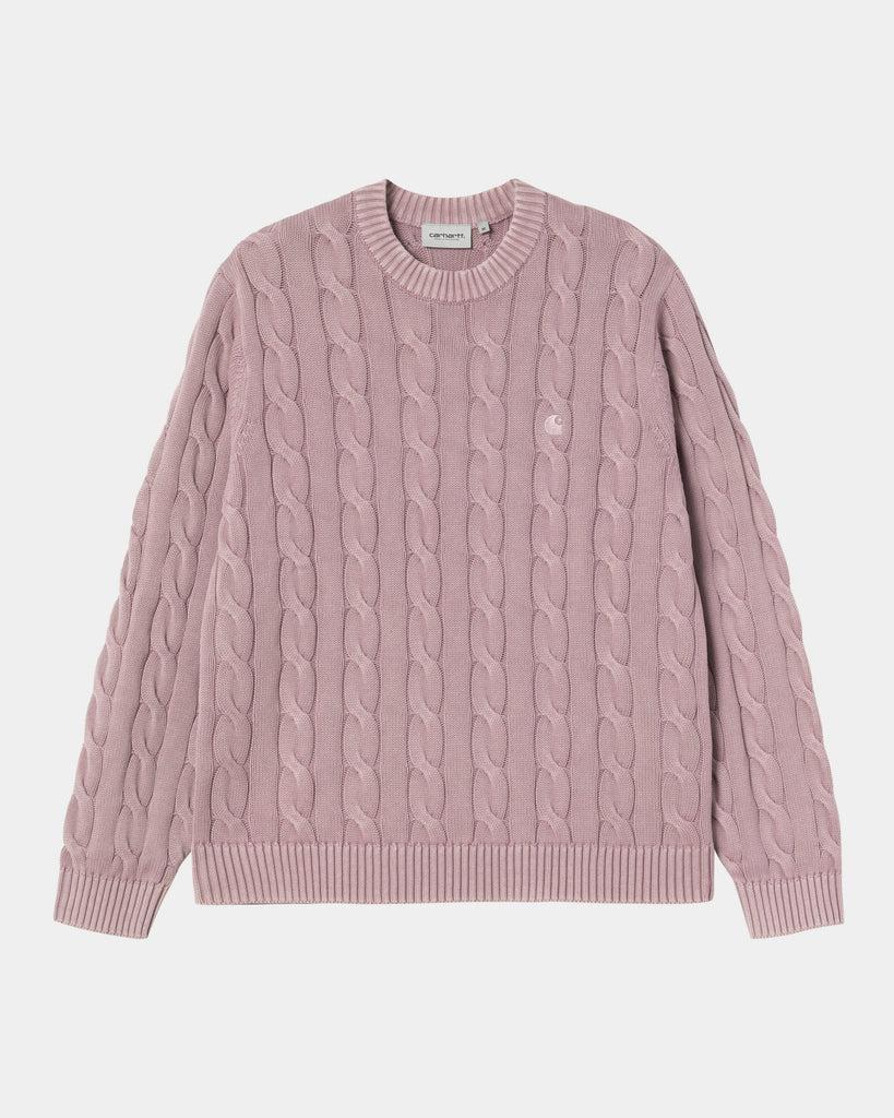carhartt work in progress Carhartt WIP Carter Sweater | Pink Fog carhartt work in progress Carhartt WIP Carter Sweater | Pink Fog