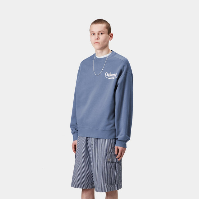 Carhartt Work In Progress Carhartt WIP Catalogue Sweatshirt | Blue Iris / Air Pink