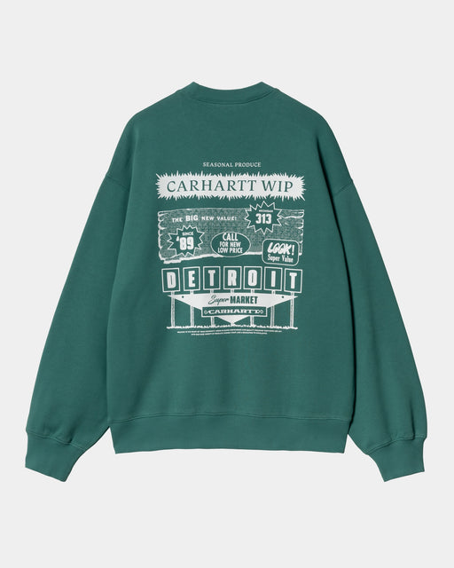 Carhartt Work In Progress Carhartt WIP Catalogue Sweatshirt | Rainforest / White