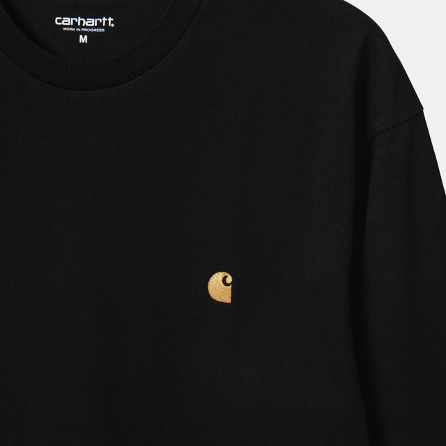 Carhartt Work In Progress Carhartt WIP Chase Long Sleeve T-Shirt | Black