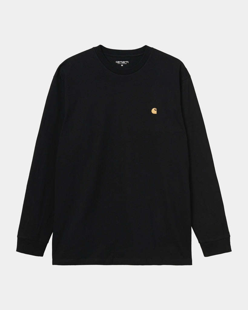 carhartt work in progress Carhartt WIP Chase Long Sleeve T-Shirt | Black