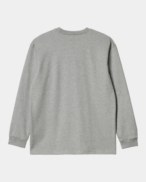 Carhartt Work In Progress Carhartt WIP Chase Long Sleeve T-Shirt | Grey Heather