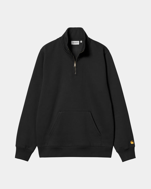 Carhartt Work In Progress Carhartt WIP Chase Neck Zip Sweatshirt | Black