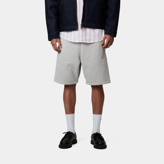 Carhartt Work In Progress Carhartt WIP Chase Sweat Short | Grey Heather