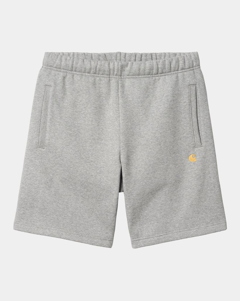 carhartt work in progress Carhartt WIP Chase Sweat Short | Grey Heather