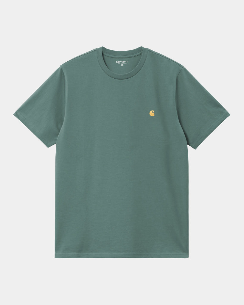 carhartt work in progress Carhartt WIP Chase T-Shirt | Silver Pine