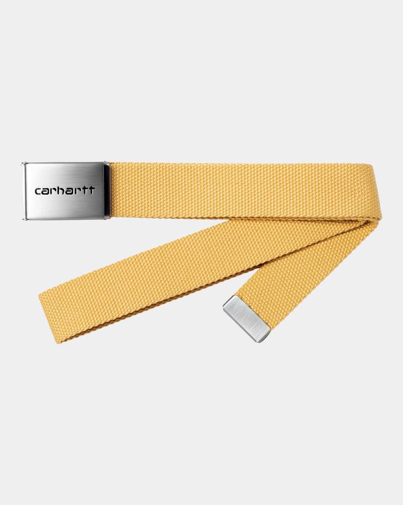 carhartt work in progress Carhartt WIP Clip Belt Chrome | Air Yellow