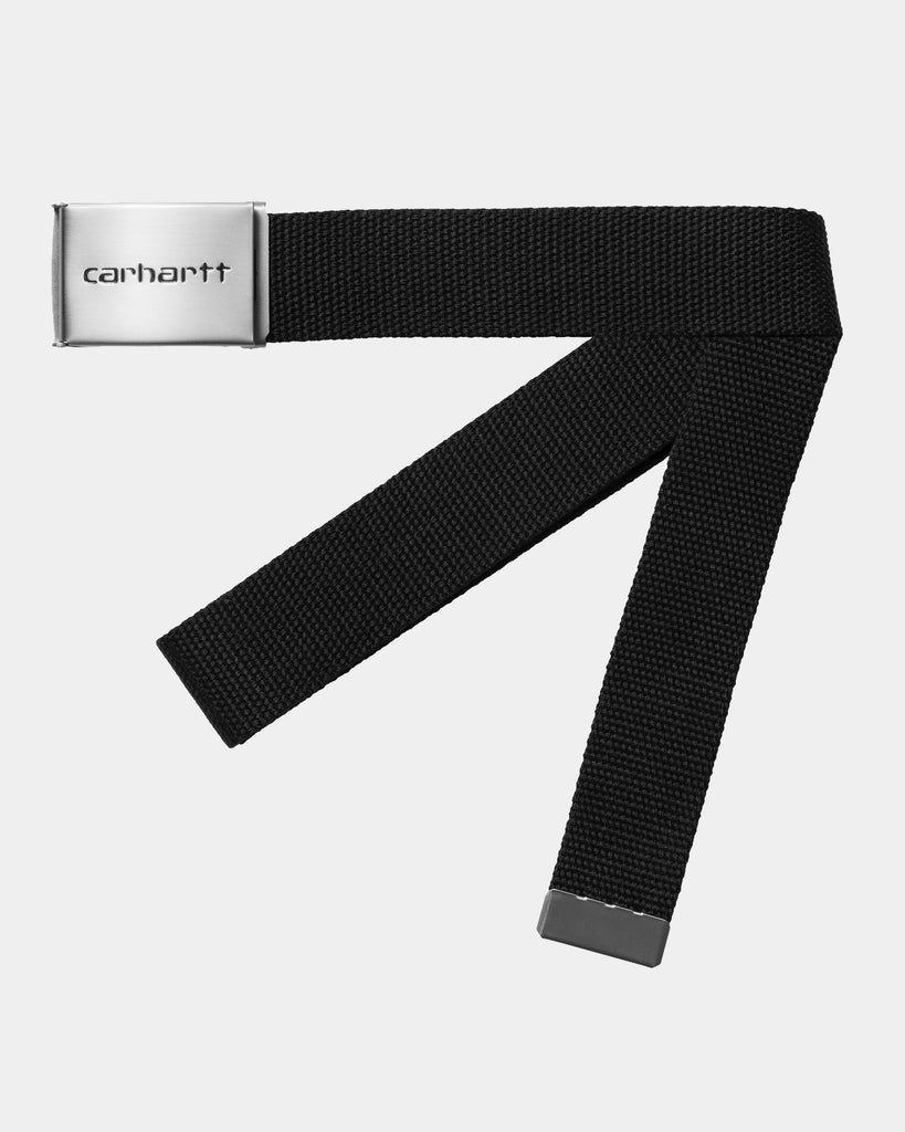 carhartt work in progress Carhartt WIP Clip Belt Chrome | Black