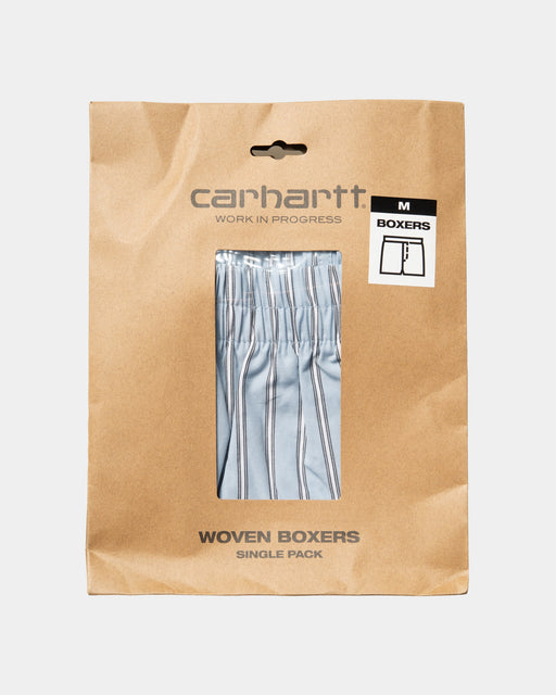 Carhartt Work In Progress Carhartt WIP Cotton Boxer | Blue Fog Grimsby Stripe