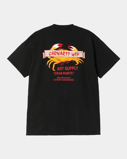 Carhartt Work In Progress Carhartt WIP Crab Paint T-Shirt | Black
