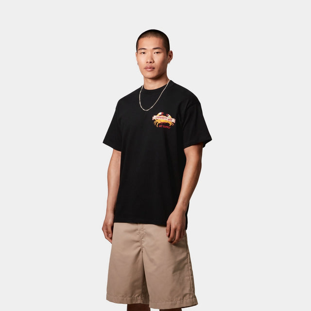 Carhartt Work In Progress Carhartt WIP Crab Paint T-Shirt | Black