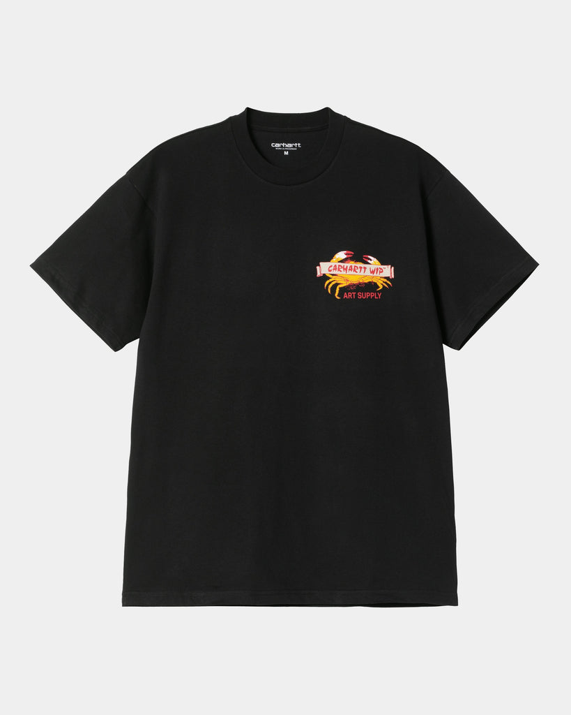 carhartt work in progress Carhartt WIP Crab Paint T-Shirt | Black