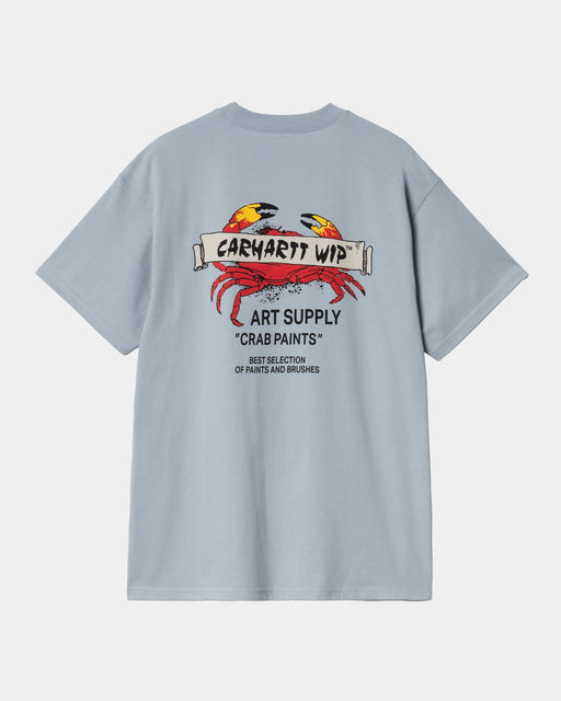 Carhartt Work In Progress Carhartt WIP Crab Paint T-Shirt | Frosted Blue