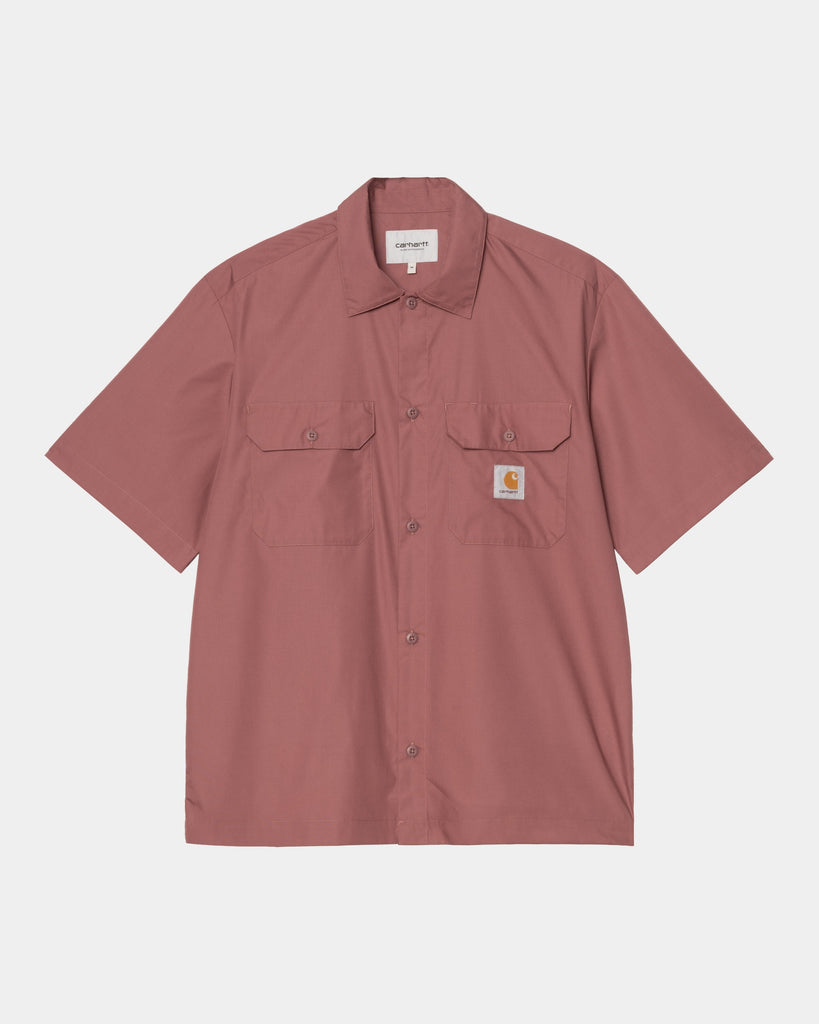 carhartt work in progress Carhartt WIP Craft Short Sleeve Shirt | Dusky Pink