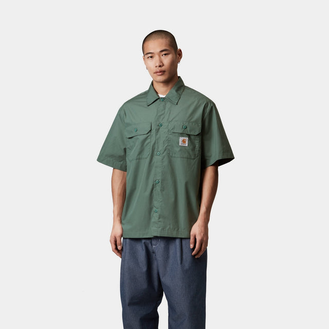 Carhartt Work In Progress Carhartt WIP Craft Short Sleeve Shirt | Silver Pine