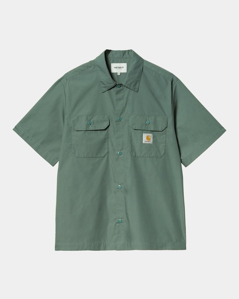 carhartt work in progress Carhartt WIP Craft Short Sleeve Shirt | Silver Pine