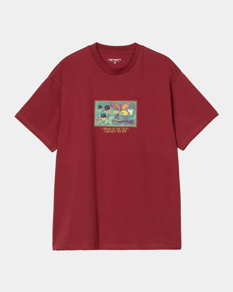 carhartt work in progress Carhartt WIP Cream Of The Crop T-Shirt | Scarlet carhartt work in progress Carhartt WIP Cream Of The Crop T-Shirt | Scarlet