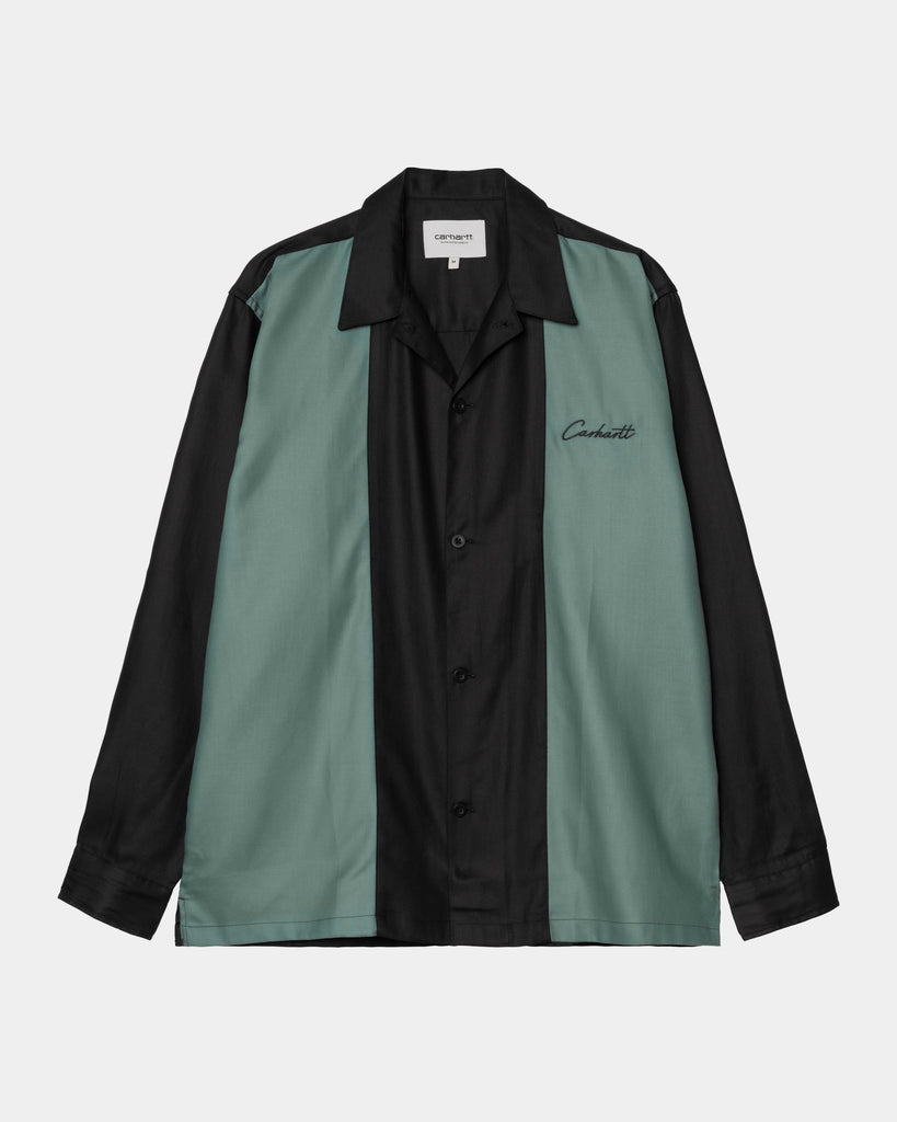 carhartt work in progress Carhartt WIP Delaney Shirt | Black / Silver Pine