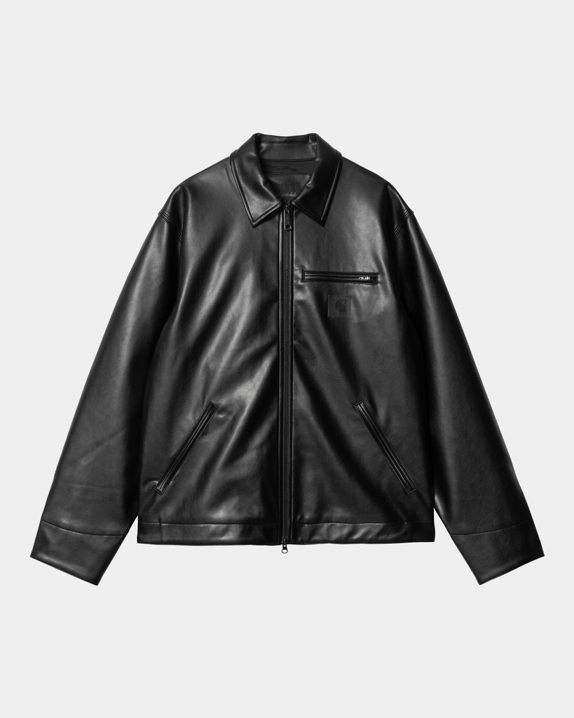 carhartt work in progress Carhartt WIP Detroit Jacket - PU Leather | Black