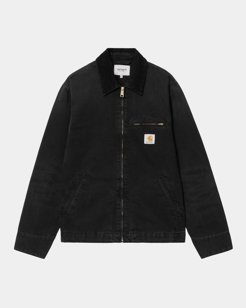 carhartt work in progress Carhartt WIP Detroit Jacket (Spring) - Stone Canvas | Black