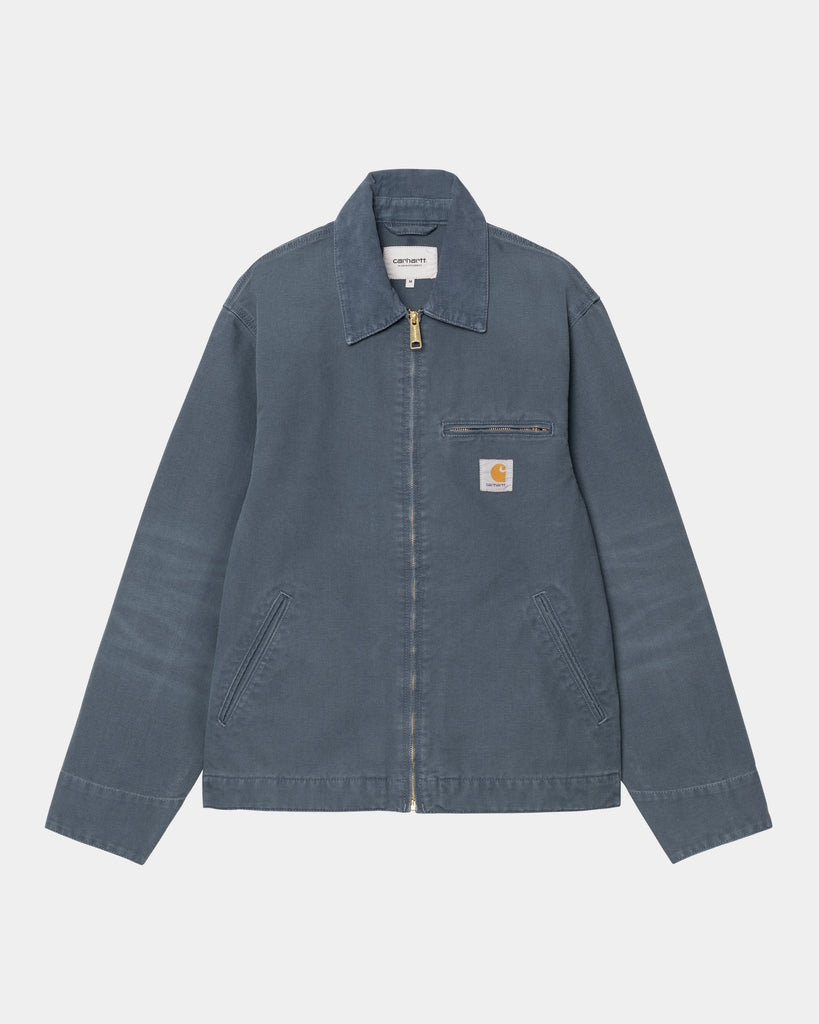carhartt work in progress Carhartt WIP Detroit Jacket (Spring) - Stone Canvas | Dusky Blue