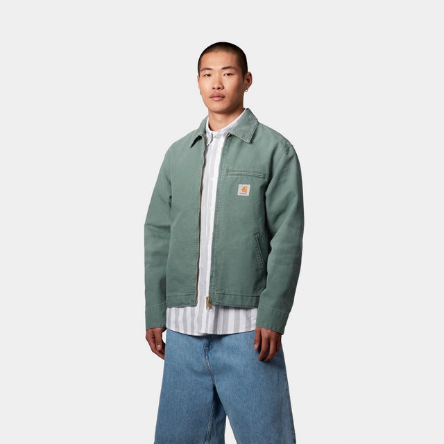 Carhartt Work In Progress Carhartt WIP Detroit Jacket (Spring) - Stone Canvas | Silver Pine