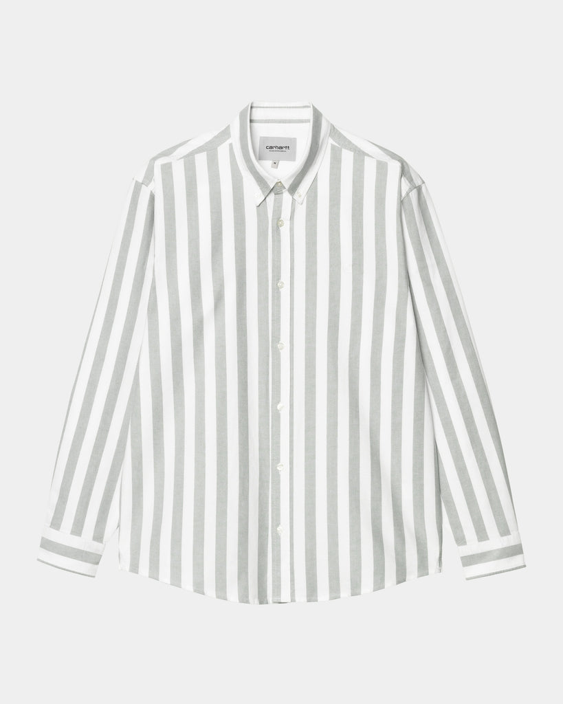 carhartt work in progress Carhartt WIP Dillion Stripe Shirt | Park / White