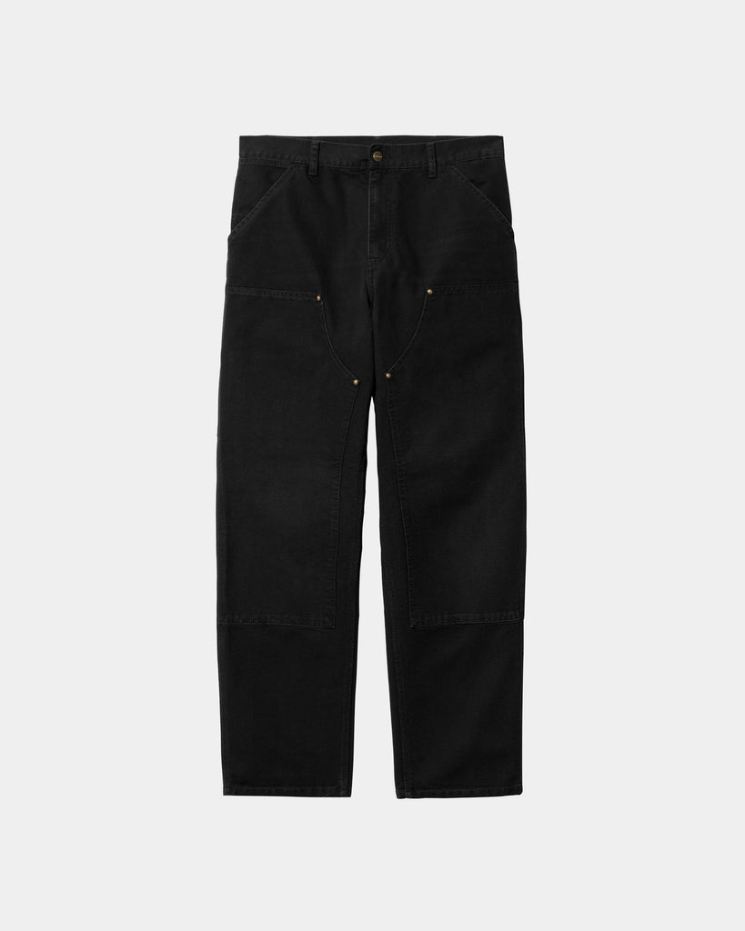 carhartt work in progress Carhartt WIP Double Knee Pant | Black (aged canvas)