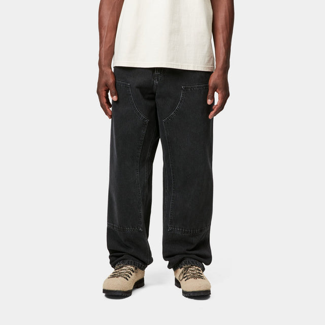 Carhartt Work In Progress Carhartt WIP Double Knee Pant - Denim | Black (stone Washed)