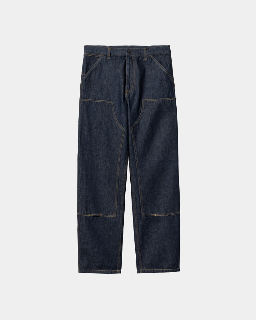 carhartt work in progress Carhartt WIP Double Knee Pant - Denim | Blue (rinsed)