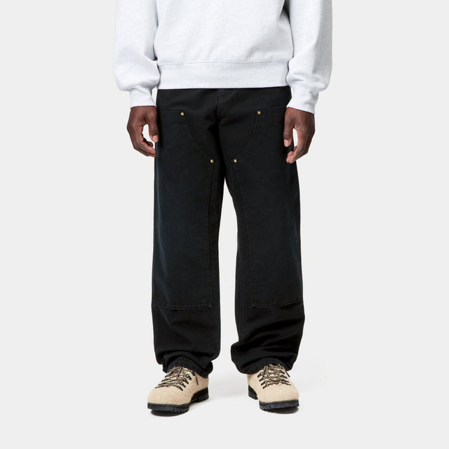 Carhartt Work In Progress Carhartt WIP Double Knee Pant - Stone Canvas | Black