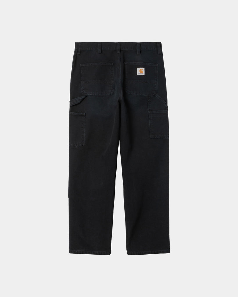 carhartt work in progress Carhartt WIP Double Knee Pant - Stone Canvas | Black