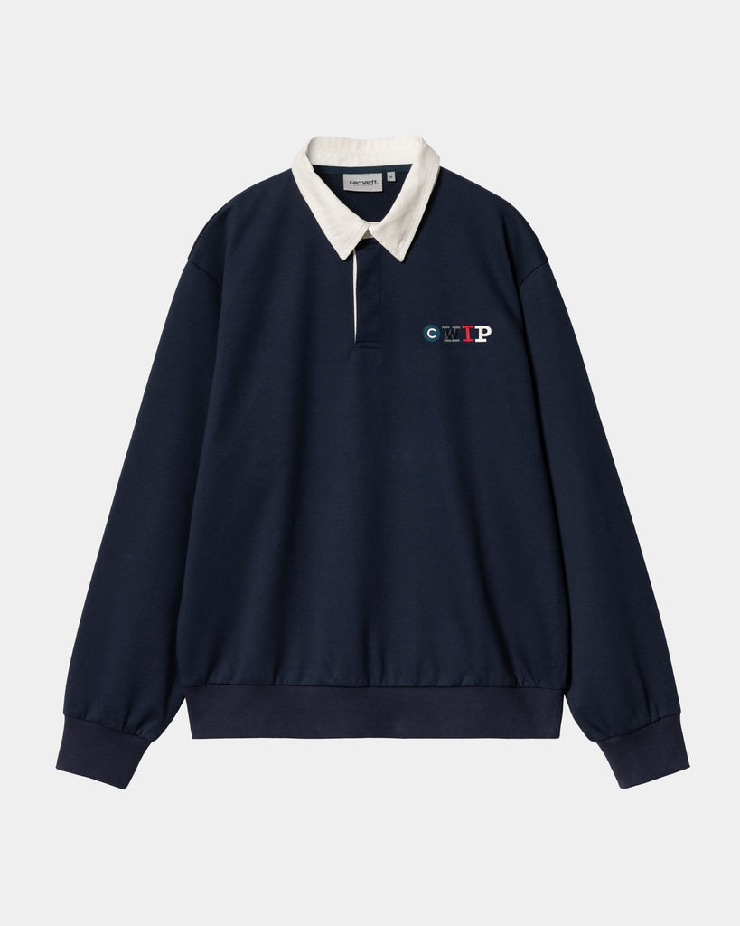 carhartt work in progress Carhartt WIP Flags Rugby Sweatshirt | Space