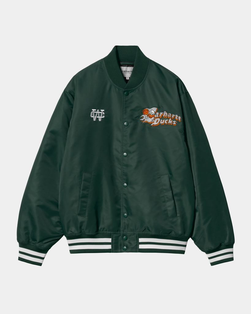 carhartt work in progress Carhartt WIP Flaming Ducks Bomber | Conifer / Wax