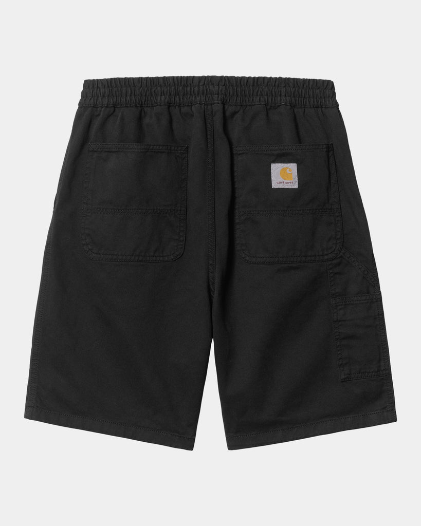 carhartt work in progress Carhartt WIP Flint Short | Black (garment dyed)